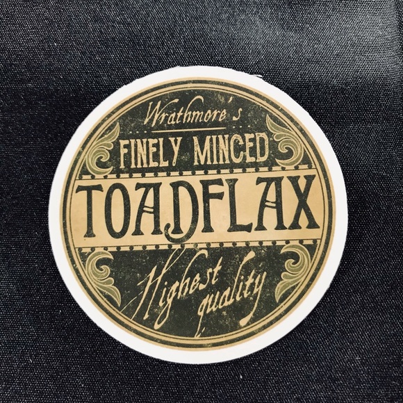 Toad Flax witchy Sorceress Supreme Potion Bottle Label Sticker - Picture 3 of 8